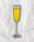 Billie Justice Thomson - Champagne Glass Magnet