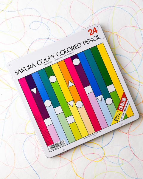 SAKURA Coupy Coloured Pencil - 24 Set