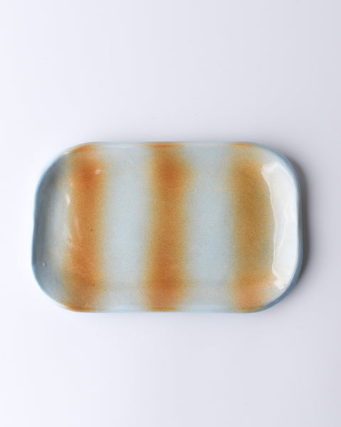 Stacey's Ceramics - Trinket Tray - Blue/Brown