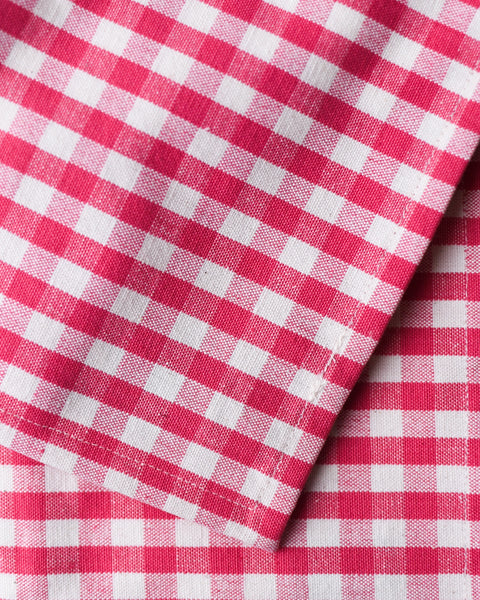 Gingham Check 2 piece Napkin Set 45 x 45cm - Pink