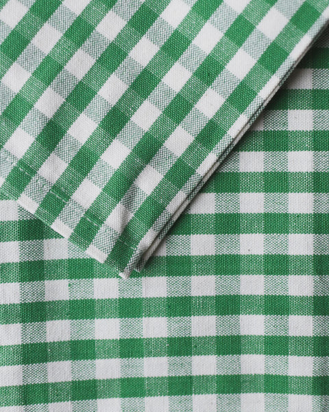 Gingham Check Table Cloth 150 x 250cm - Green