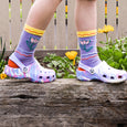 Emily Green - Smiley Blooms Kids Socks