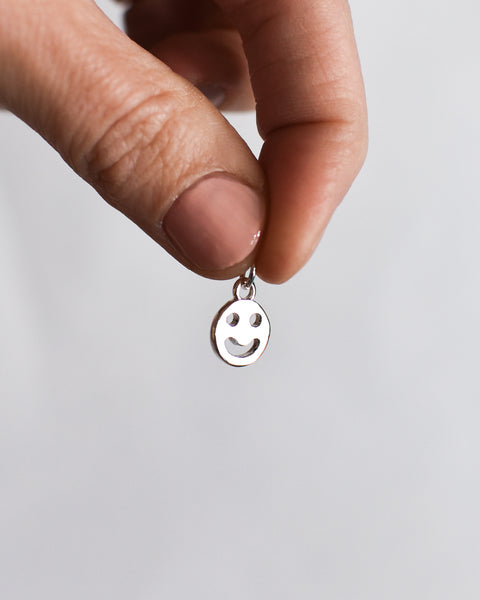 Jake Cheeseman Necklace - Silver Smiley