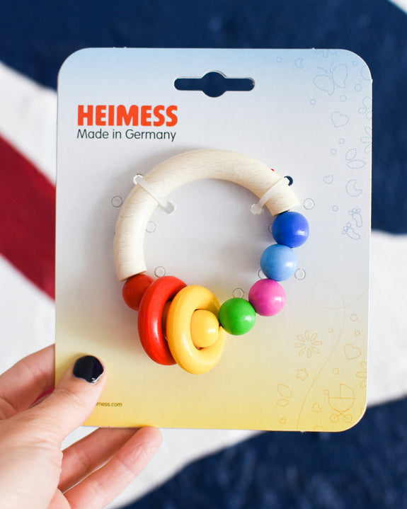 Heimess - Colourful Wooden Teething ring