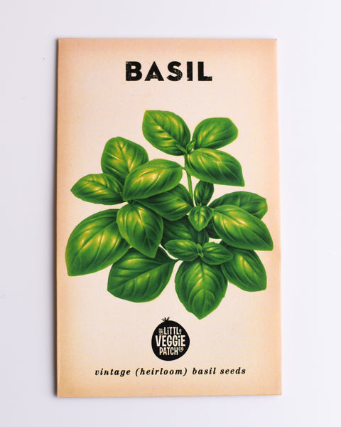 The Little Veggie Patch Co - Basil 'Large Sweet Genova' Heirloom Seeds
