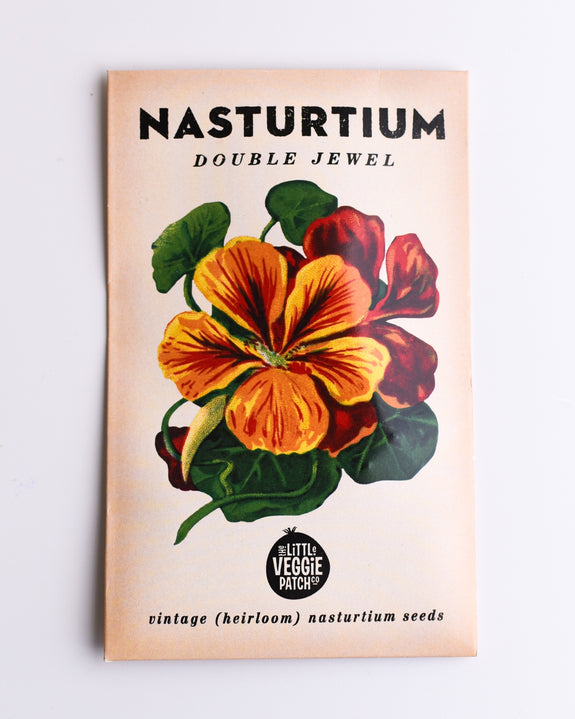 The Little Veggie Patch Co - Nasturtium 'Double Jewel' Heirloom Seeds