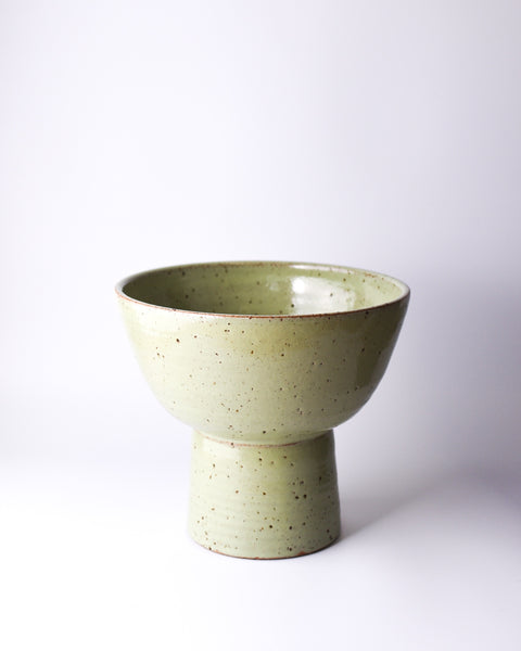 Asobimasu - Ashi Footed Bowl Green