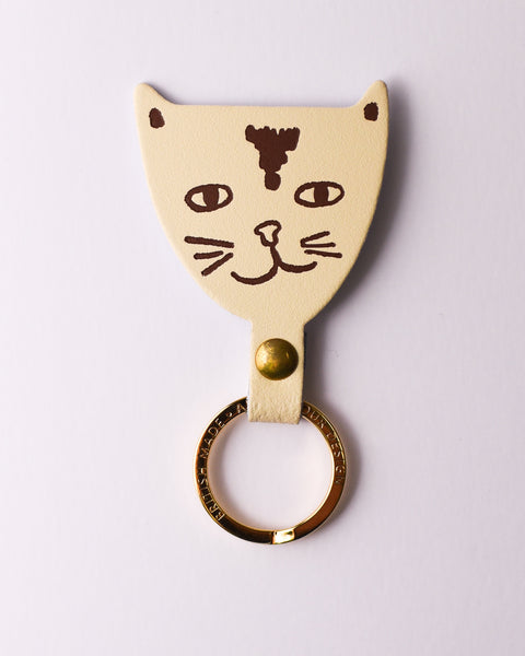 Ark - Cat Key Fob - Cream