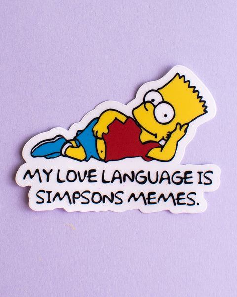 Carla Adams - Simpsons Meme Vinyl sticker