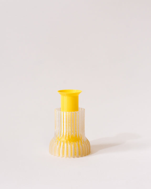 Warren & Laetitia - Double Candle Holder (Tall) - Yellow