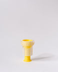 Warren & Laetitia - Double Candle Holder (Tall) - Yellow