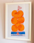 Alice Oehr - Valencia Oranges Riso Print - A2