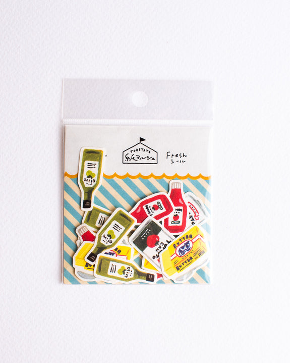 Furukawashiko - Washi Flake Stickers - Condiments