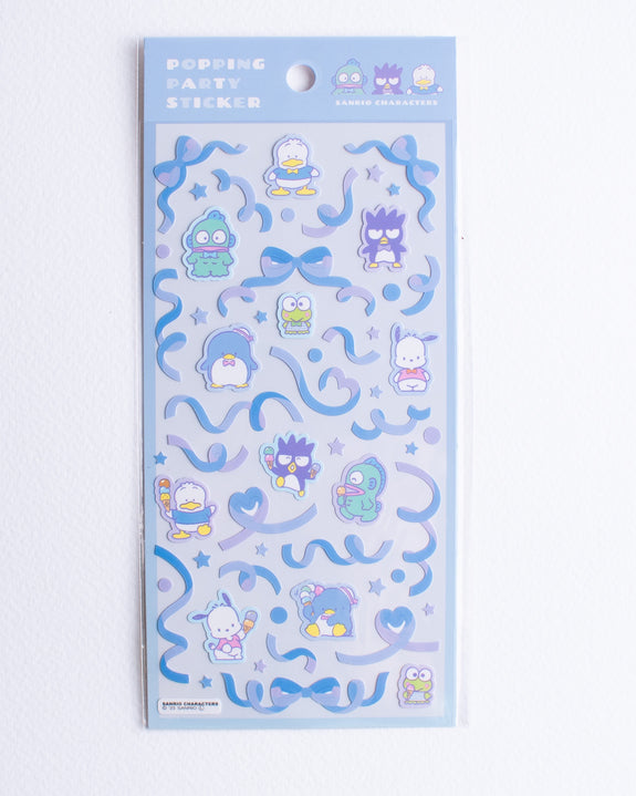 Sanrio Stickers - Keroppi and Friends Blue