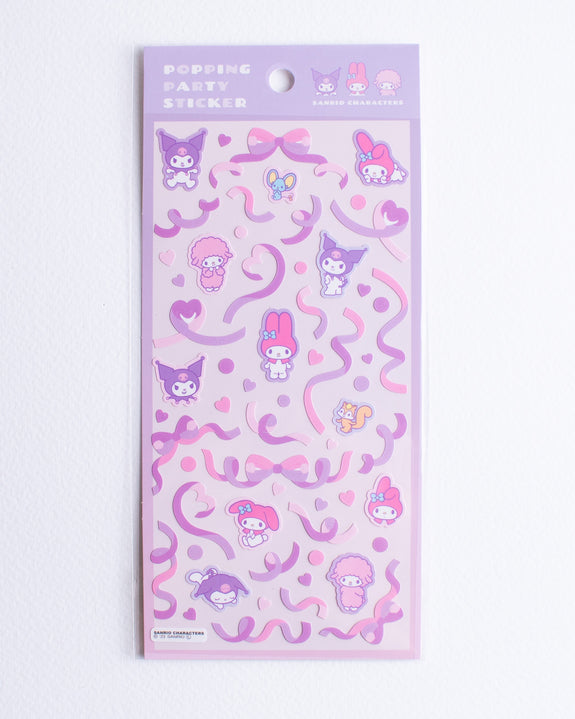 Sanrio Stickers - Kuromi and Friends Lilac