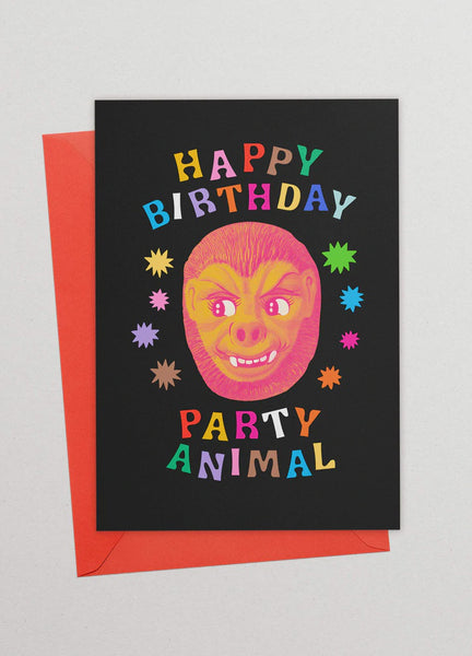 Kiosk - Greeting Card - Happy Birthday Party Animal
