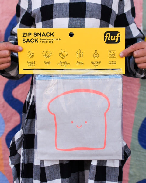 Fluf - Zip Snack Sack - Bread