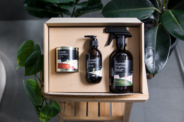 Munash Organics - Love Your Plants Gift Box trio