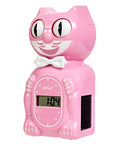 Solar Kit-Cat Digital Alarm Klock – Pink Satin