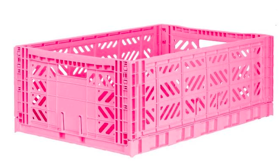 Ay-Kasa Foldable Crates - Maxi - Baby Pink *PICK UP ONLY*