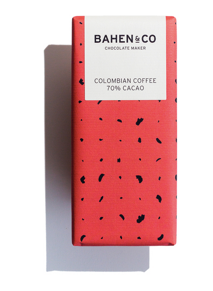 Bahen & Co - Columbian Coffee 70% Cacao - 75g