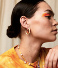 Bianca Mavrick - Chromatic Hoop Earrings - Butter