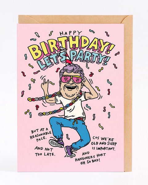 Wally Paper Co Cards -Happy Birthday Let's Party
