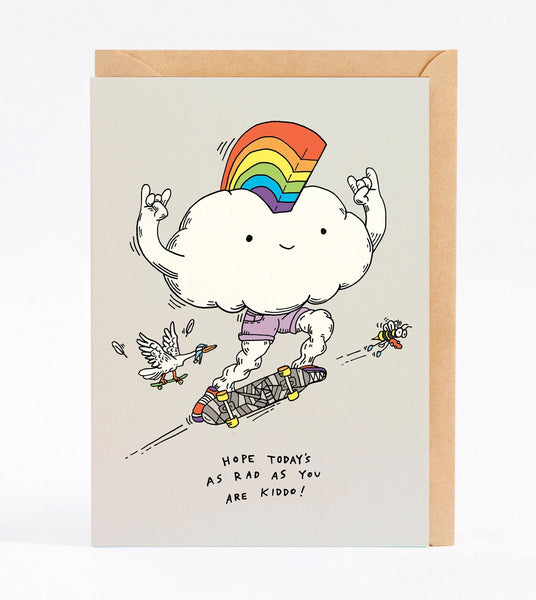 Wally Paper Co Cards - Cloud Skater