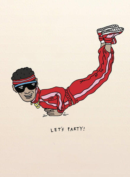 Wally Paper Co Cards - Let's Party (The Worm)