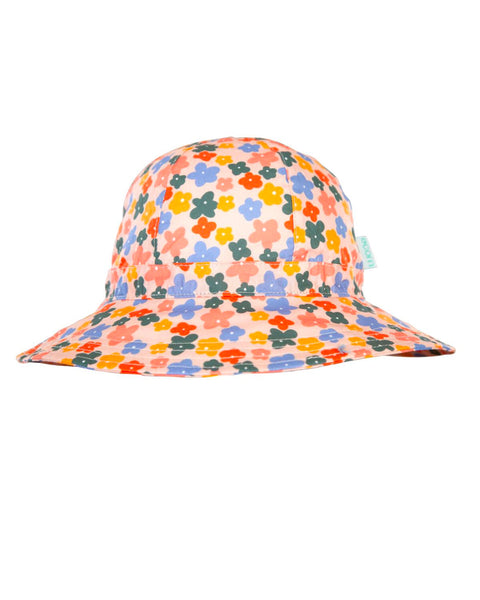 Acorn Kids - Wide Brim Bucket Hat - Flower Field