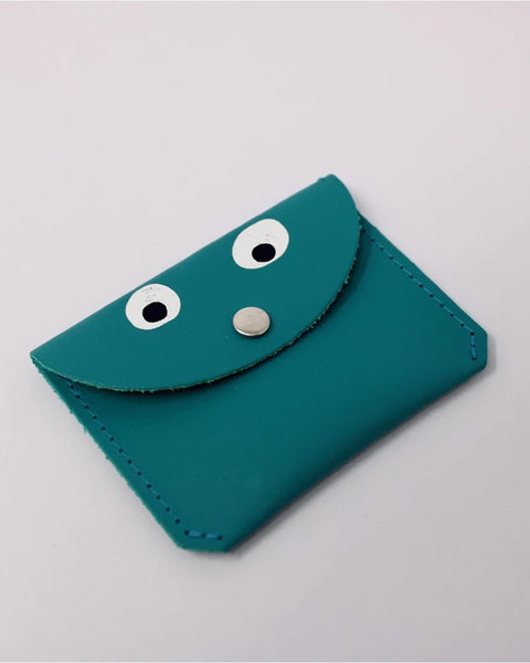 Ark - Mini Money Googly Eye Purse - Turquoise