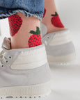 Baggu - Crew Sock - Strawberry