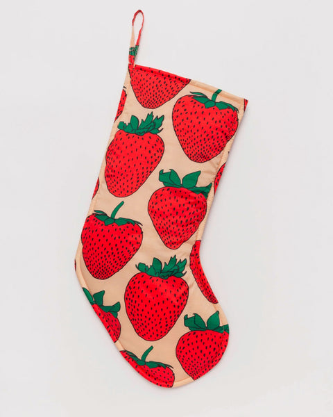 Baggu - Holiday Stocking - Strawberry