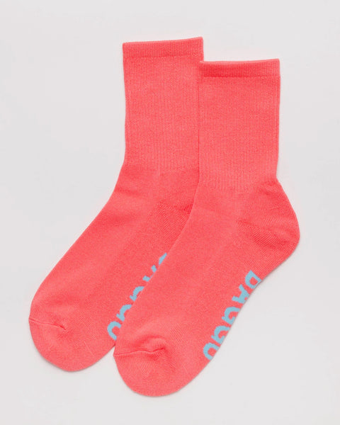 Baggu - Ribbed Sock - Watermelon Pink