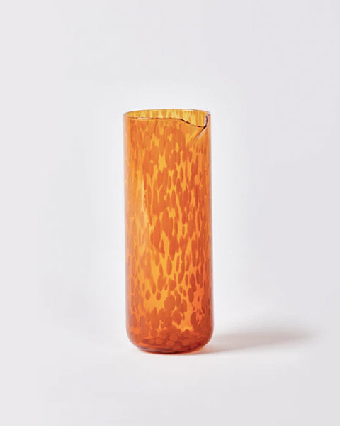 Bonnie and Neil - Dots Amber Glass Carafe