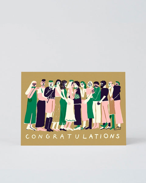 Wrap - Greetings Card - Congratulations