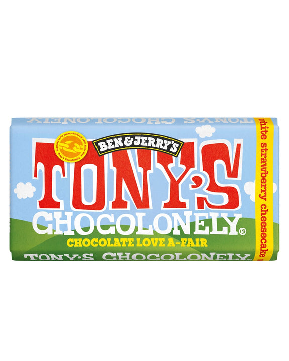 Tony's Chocolonely - White Strawberry Cheesecake 28%
