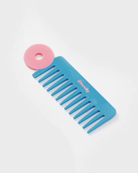 Chunks - Wide Tooth Comb in Blue + Pink