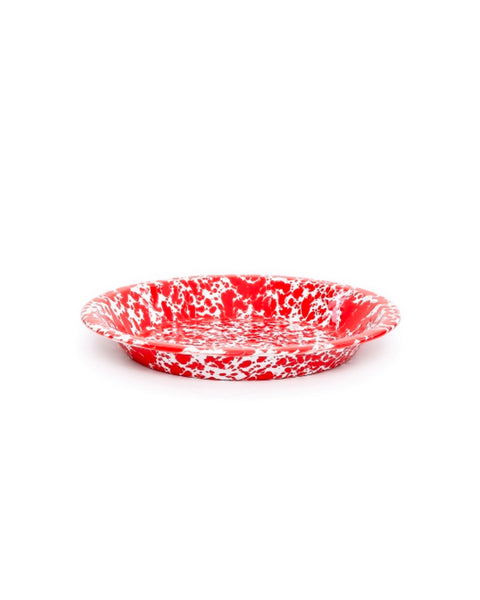Crow Canyon - Splatter Pie Plate - Red