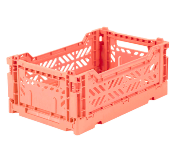 Ay Kasa - Foldable Crates Mini - Salmon Pink