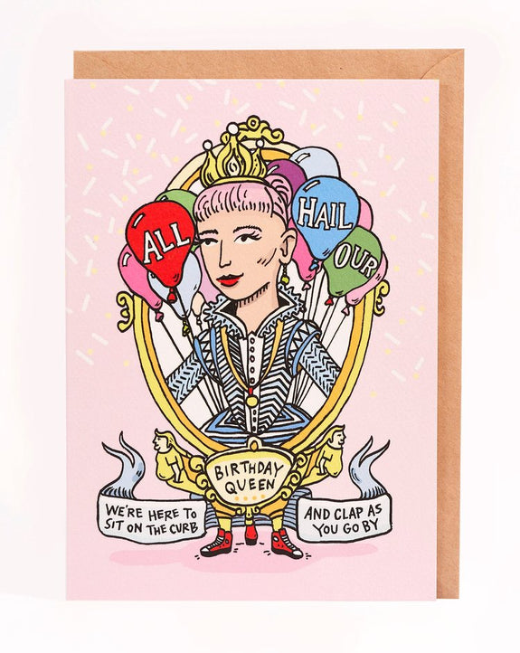 Wally Paper Co Cards - Birthday Queen