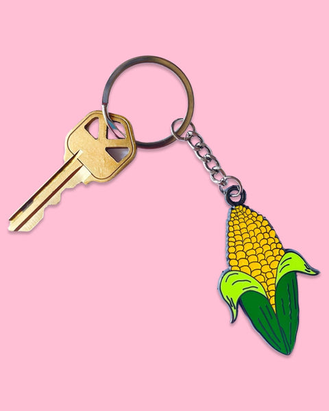 Jenny Lemons - Enamel Corn Key Chain