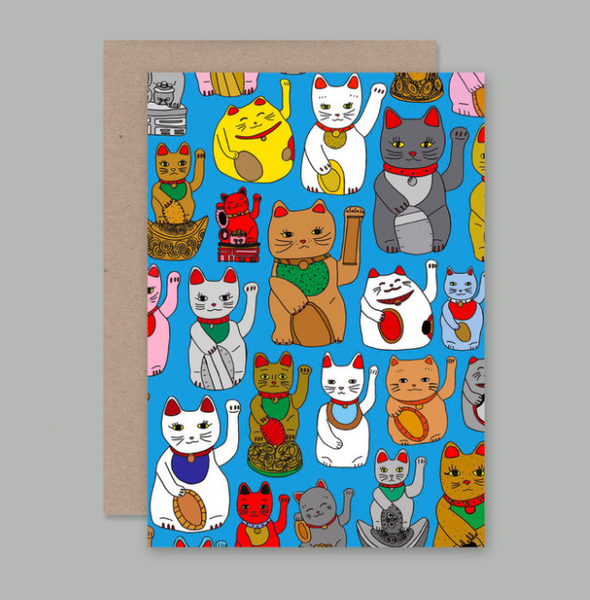 AHD Greetings Cards - Lucky Cats