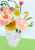 Emily Green  - Floral Bunch Collage 1 Giclee Print A4