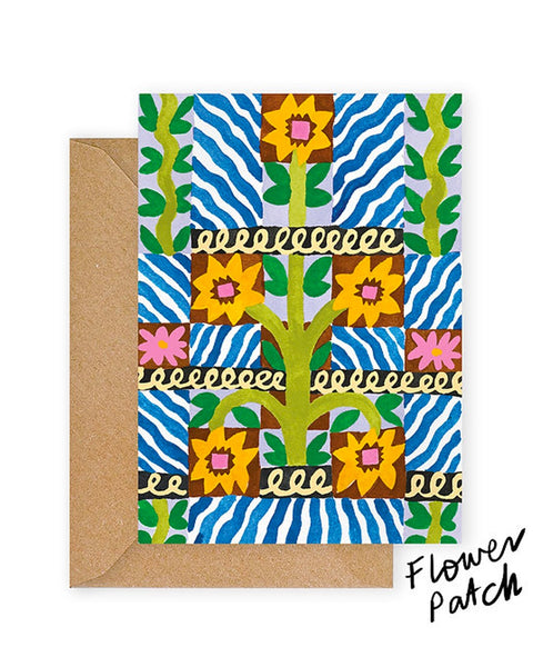 Togetherness Design Greeting Card - Flower Patch