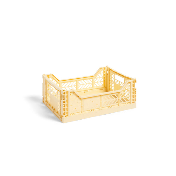 Ay-Kasa Foldable Crates - Midi - Lemon Cream