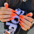 I Scream Nails - Hazardous Neon Orange Nail Polish