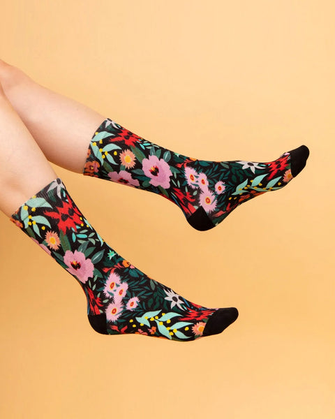 Julie White - Flower Dance Socks