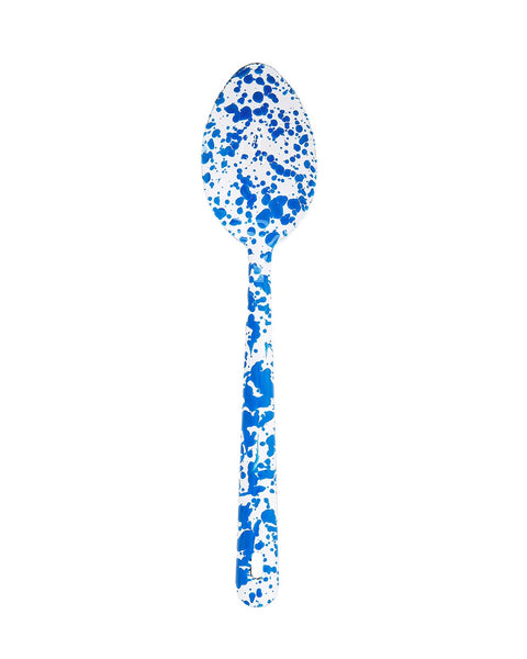 Crow Canyon - Splatter Large Serving Spoon - Blue