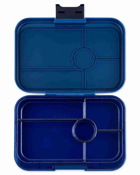 Yumbox - Tapas Lunch Box 5 Compartment - Monte Carlo Blue - Clear Blue Tray